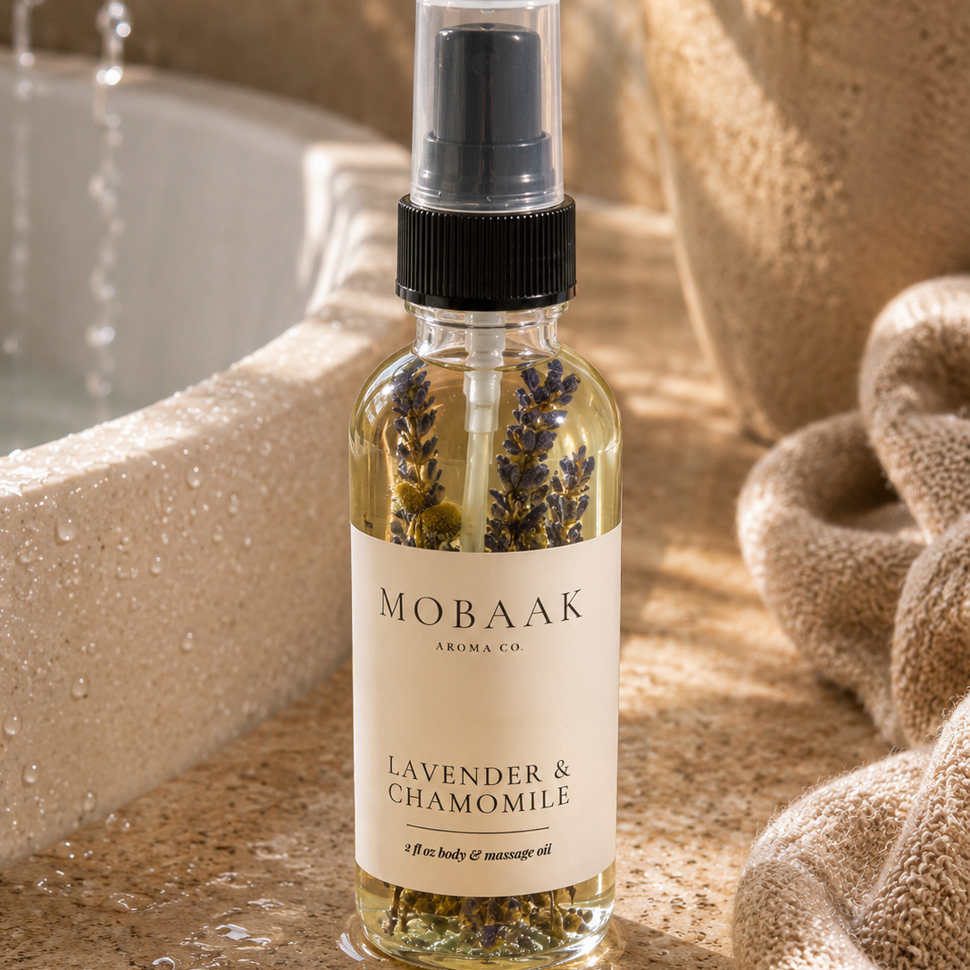 Lavender + Chamomile Travel Body Oil