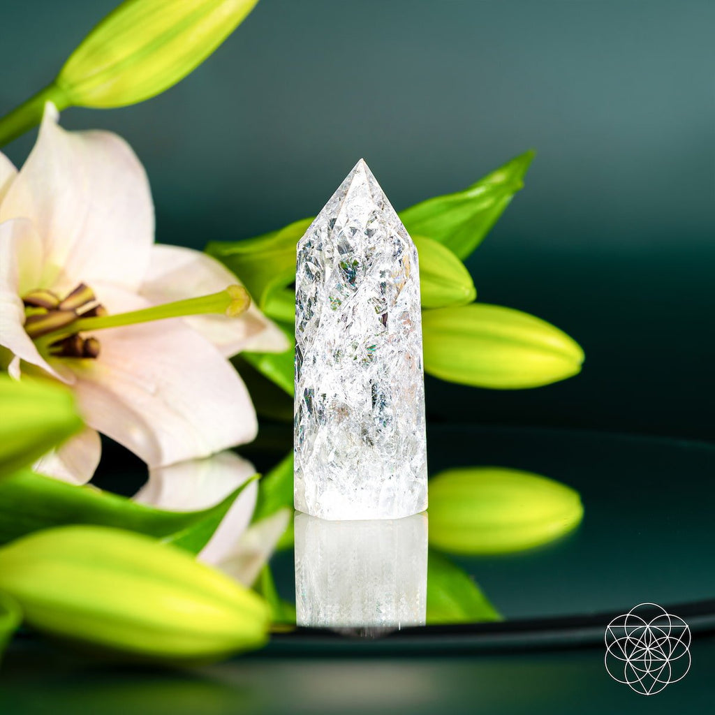Limitless Manifestation - Ice Quartz Point - Pileggi on the Square Salon Powered by Gatto Salon Group