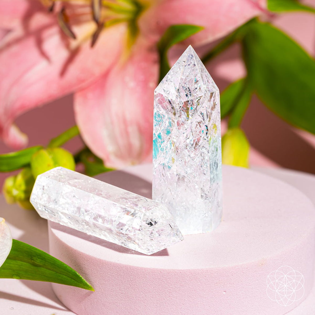 Limitless Manifestation - Ice Quartz Point - Pileggi on the Square Salon Powered by Gatto Salon Group