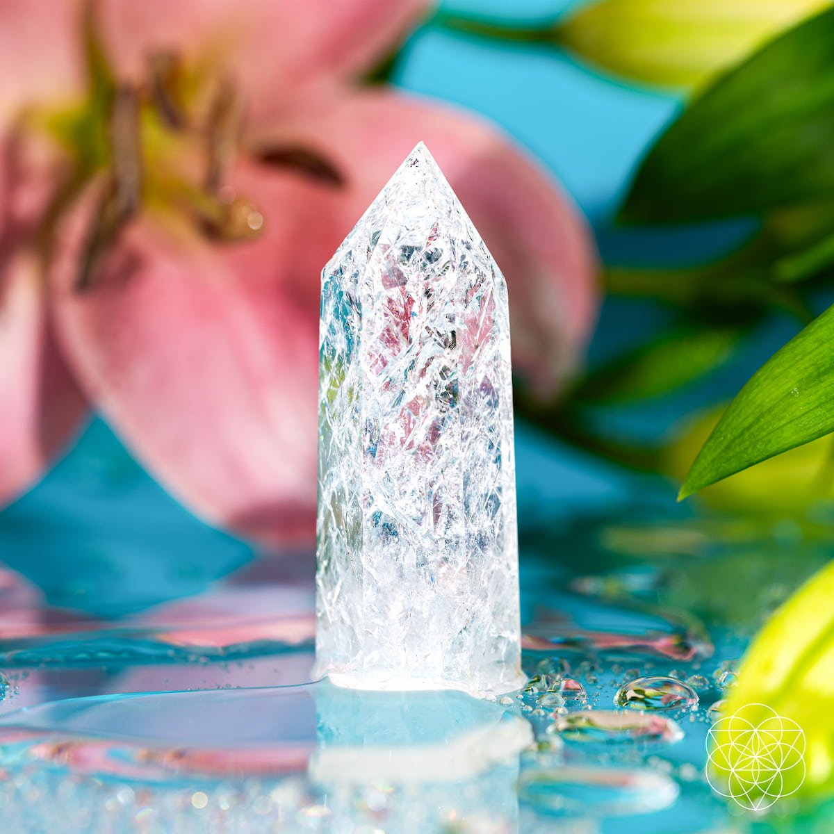 Limitless Manifestation - Ice Quartz Point - Pileggi on the Square Salon Powered by Gatto Salon Group