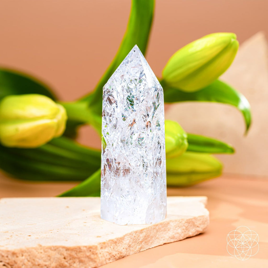 Limitless Manifestation - Ice Quartz Point - Pileggi on the Square Salon Powered by Gatto Salon Group