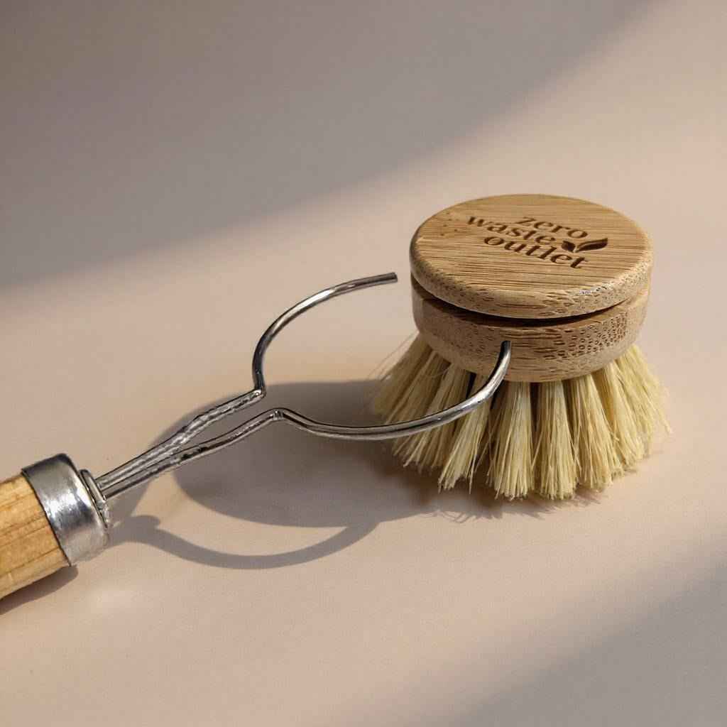 Long Handle Pot Brush With Replaceable Head - Pileggi on the Square Salon Powered by Gatto Salon Group