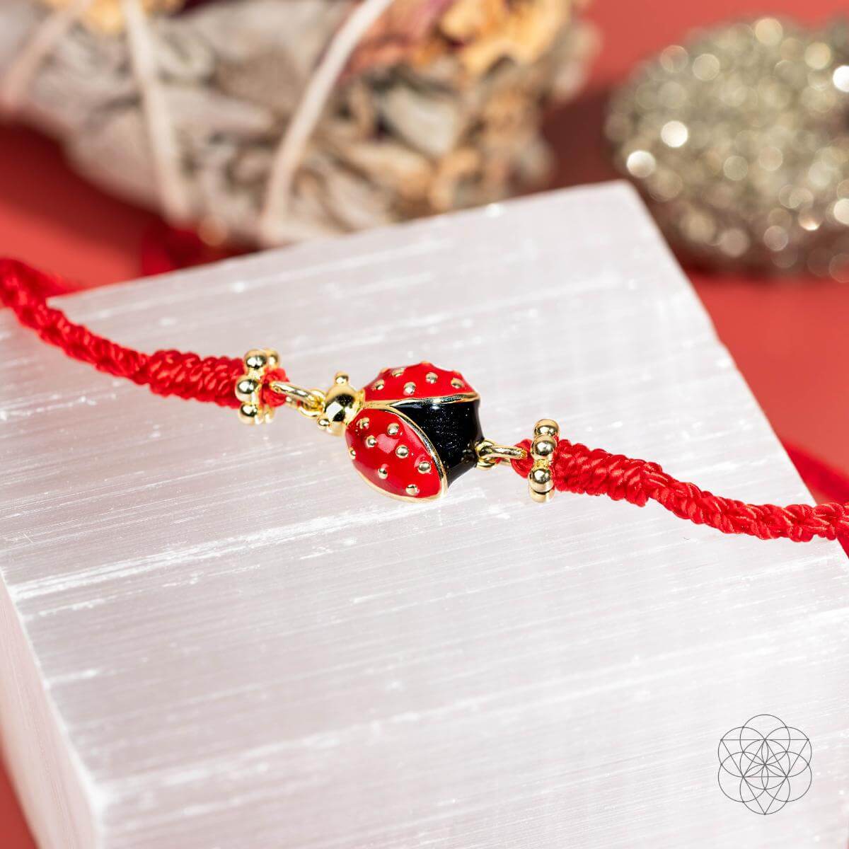 Lucky Ladybug - Four - Strand Red String Bracelet - Pileggi on the Square Salon Powered by Gatto Salon Group
