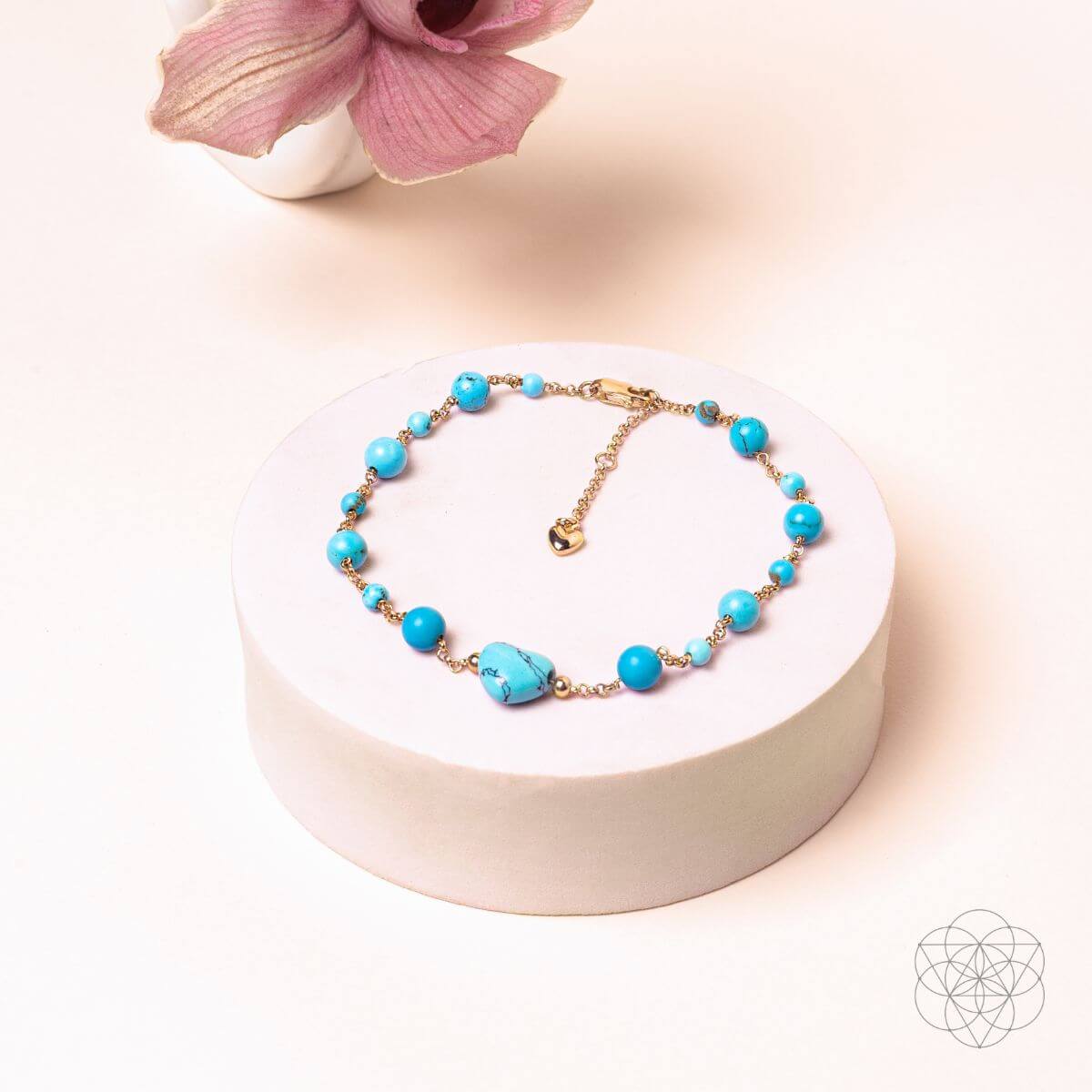 Luminous Glow - The Turquoise and Pearl Anklets of Love - Pileggi on the Square Salon Powered by Gatto Salon Group