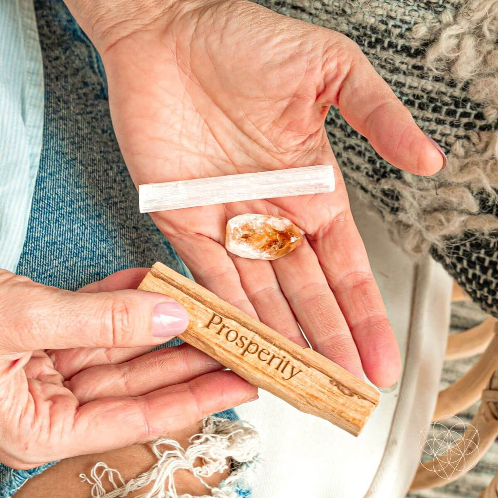 Manifest Miracles - Prosperity Smudging Kit (5 Pieces) - Pileggi on the Square Salon Powered by Gatto Salon Group