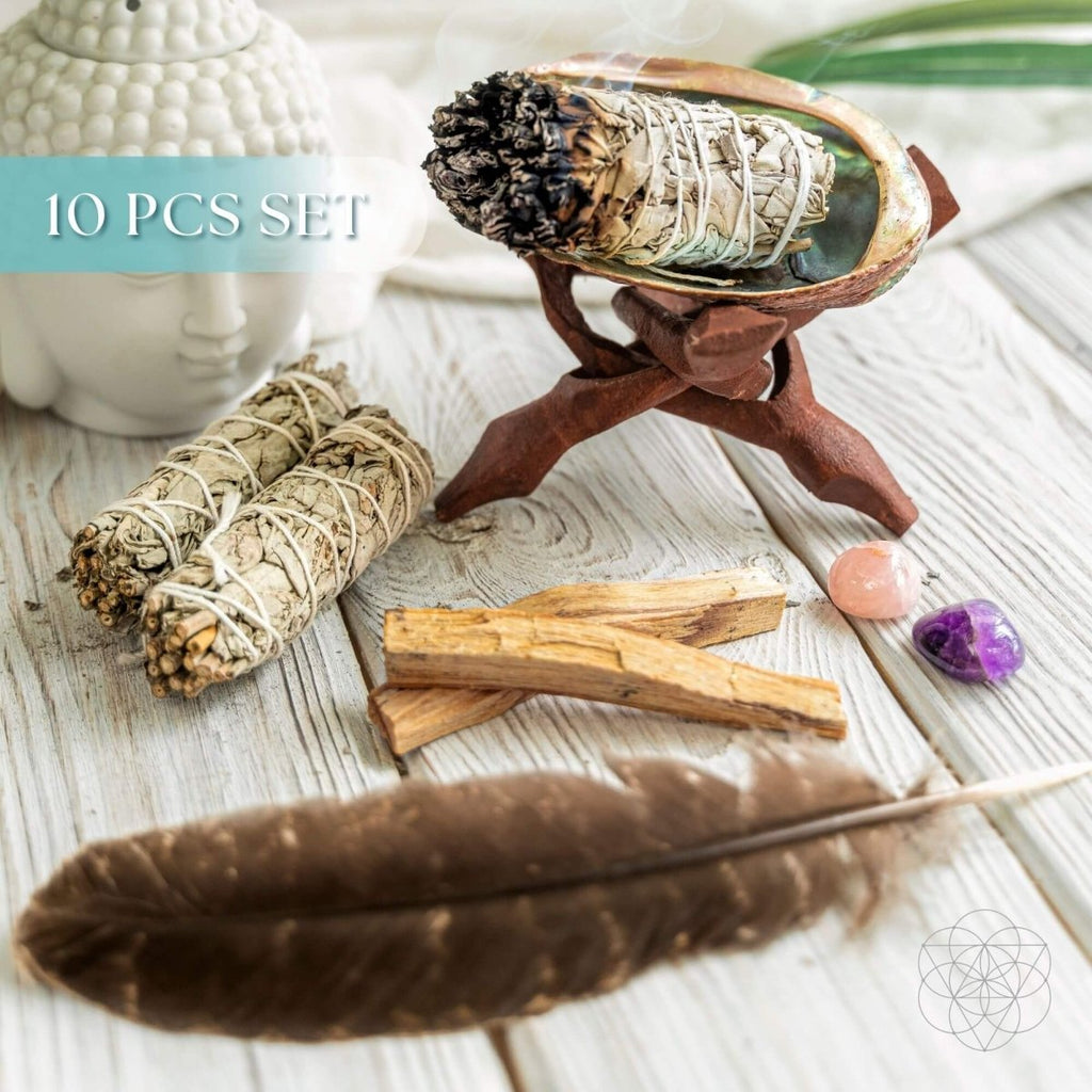Master Cleanse - Deluxe Smudging Kit (10 - Pieces) - Pileggi on the Square Salon Powered by Gatto Salon Group