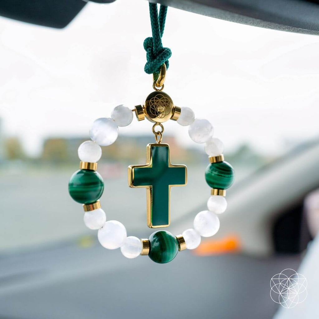 Mindful Journey - Cross Charm Tassel of Safe Travels - Pileggi on the Square Salon Powered by Gatto Salon Group