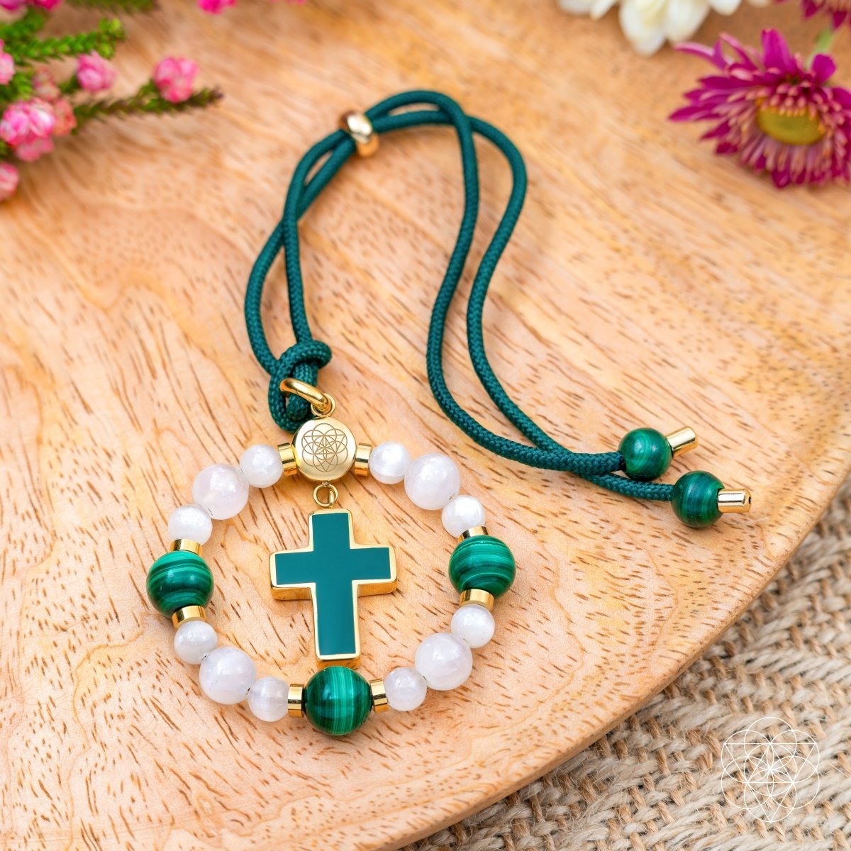 Mindful Journey - Cross Charm Tassel of Safe Travels - Pileggi on the Square Salon Powered by Gatto Salon Group