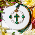 Mindful Journey - Cross Charm Tassel of Safe Travels - Pileggi on the Square Salon Powered by Gatto Salon Group