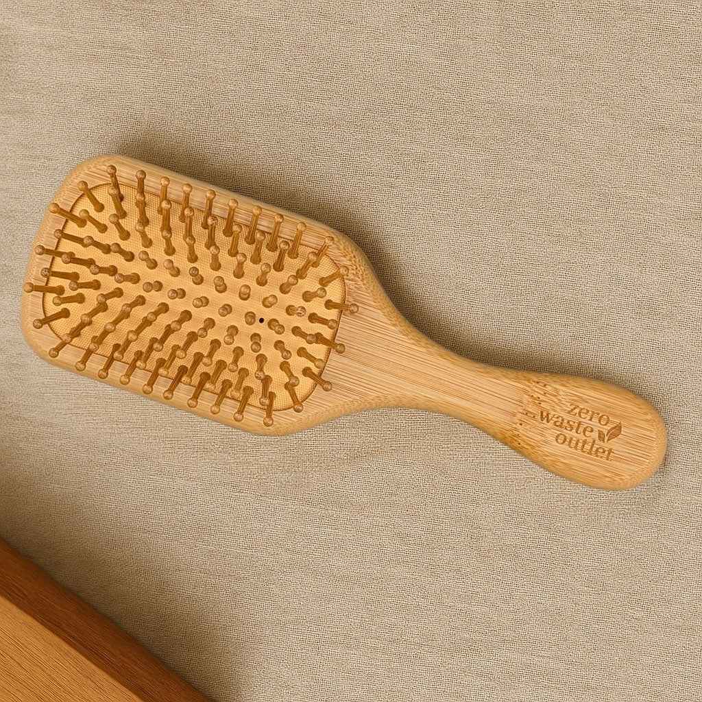 Mini Paddle Style Bamboo Hairbrush - Pileggi on the Square Salon Powered by Gatto Salon Group