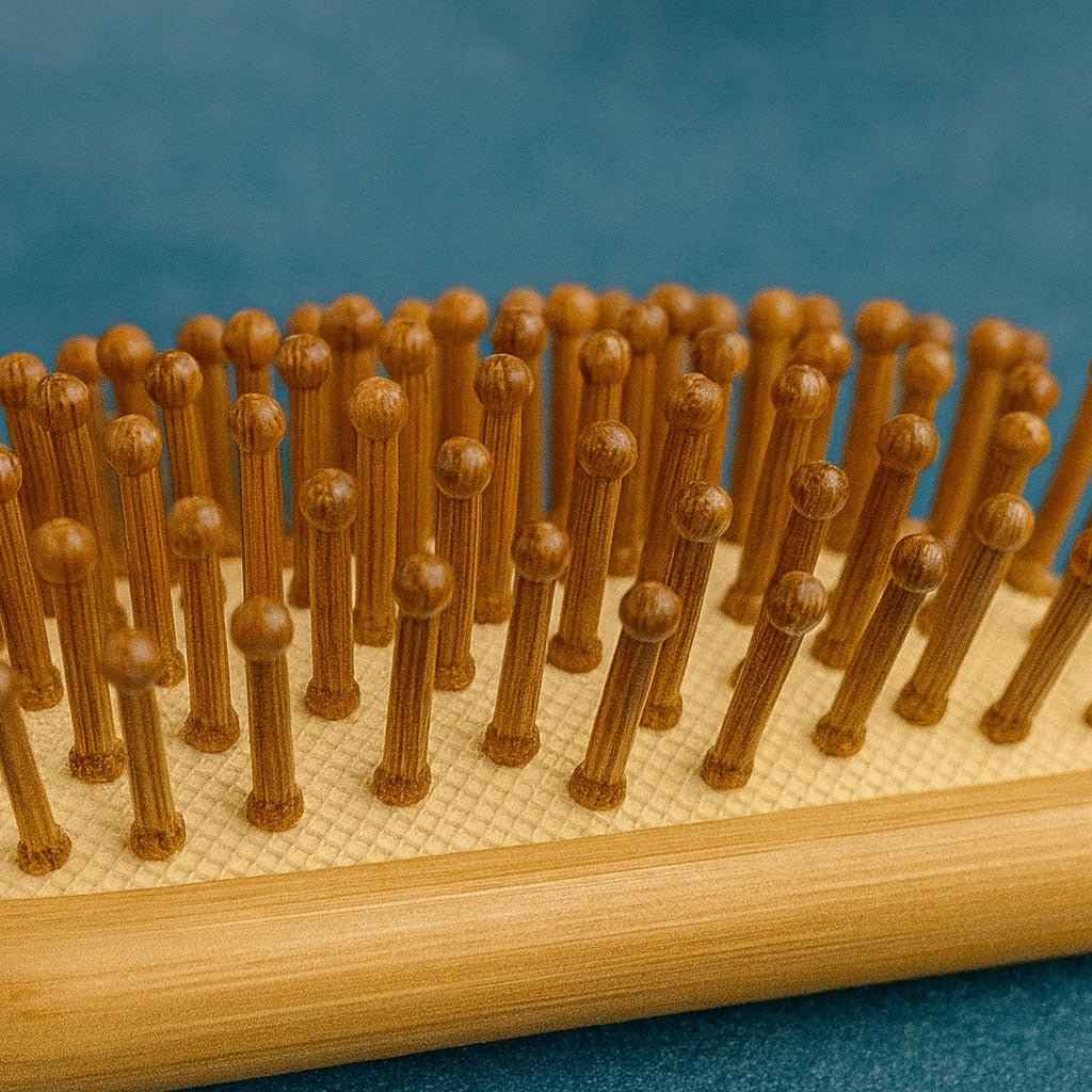 Mini Paddle Style Bamboo Hairbrush - Pileggi on the Square Salon Powered by Gatto Salon Group