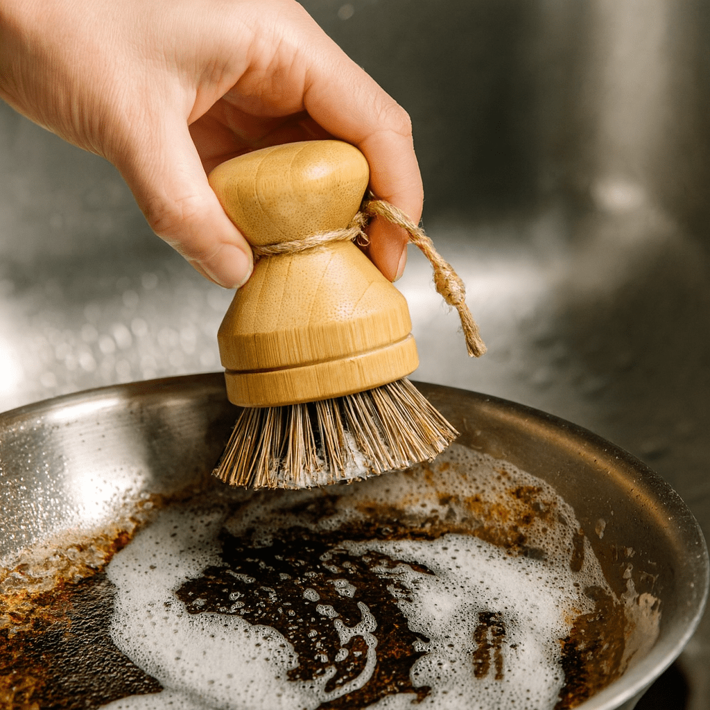 Modular Palm Pot Scrub Brush - Pileggi on the Square Salon Powered by Gatto Salon Group