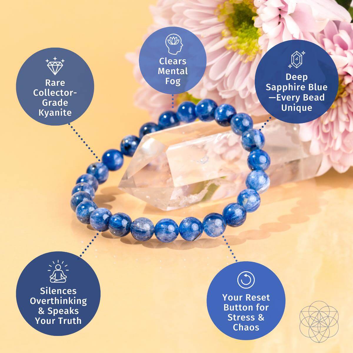 My Truth, My Power – Rare Kyanite Bracelet - Pileggi on the Square Salon Powered by Gatto Salon Group