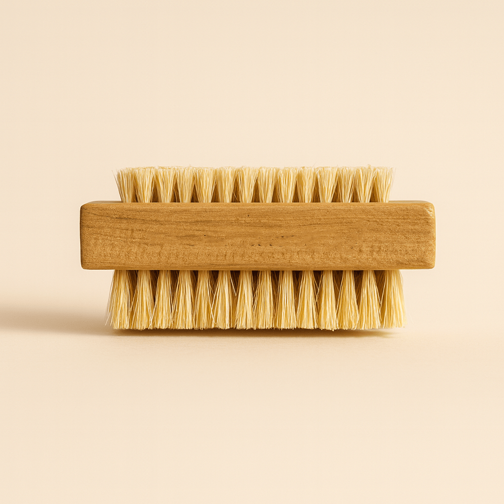 Wooden Nail Brush - Natural Fingernail Scrub Brush