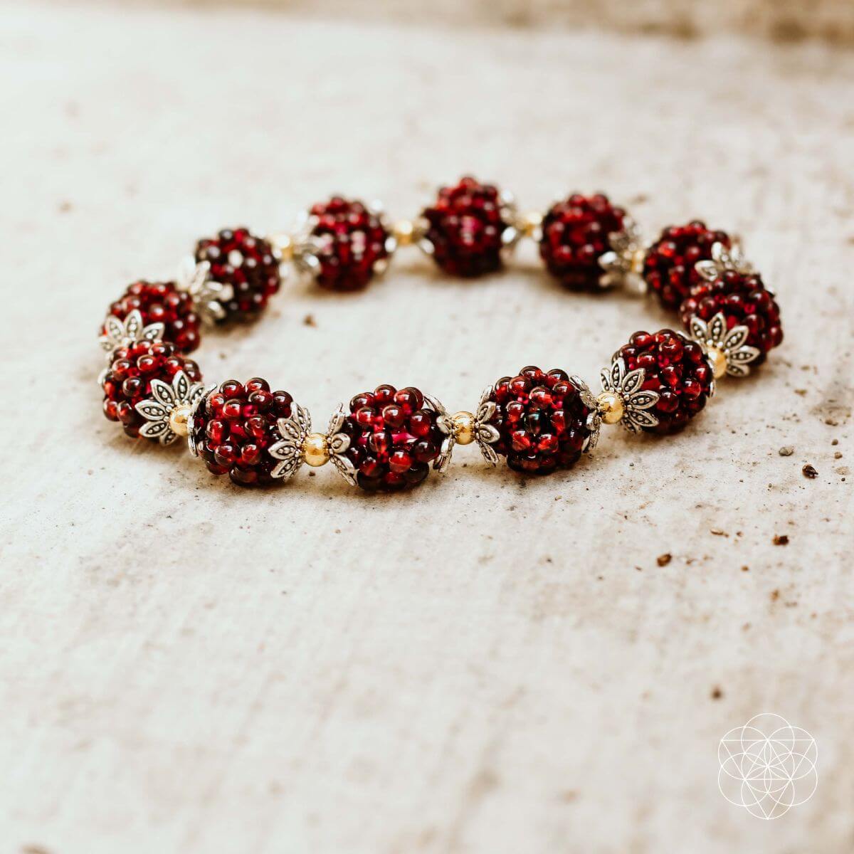 Natural Garnet Healing Bracelet - Pileggi on the Square Salon Powered by Gatto Salon Group