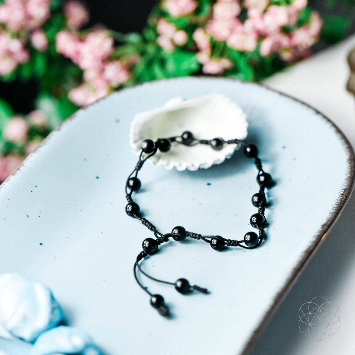 Obsidian Grounding Anklet - Pileggi on the Square Salon Powered by Gatto Salon Group