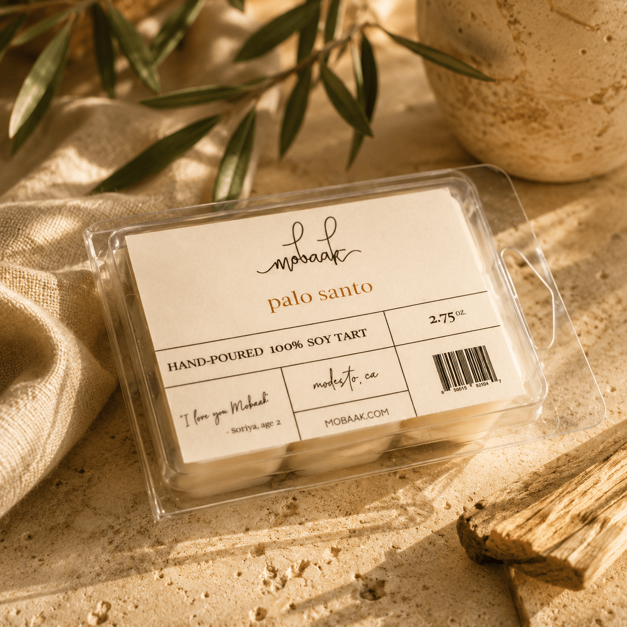 Palo Santo Wax Melt (Wickless Tart) - Pileggi on the Square Salon Powered by Gatto Salon Group