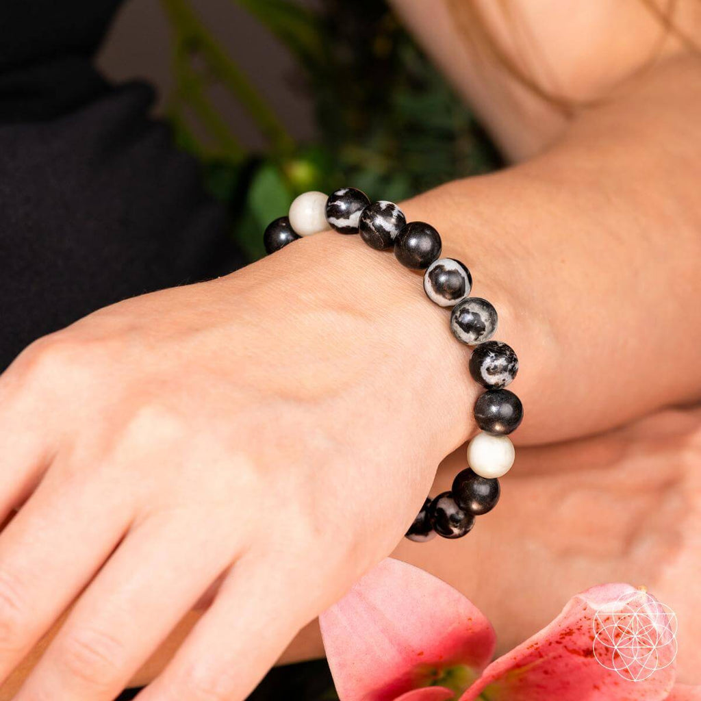 Permission to Pause - The Zebra Jasper Bracelet - Pileggi on the Square Salon Powered by Gatto Salon Group