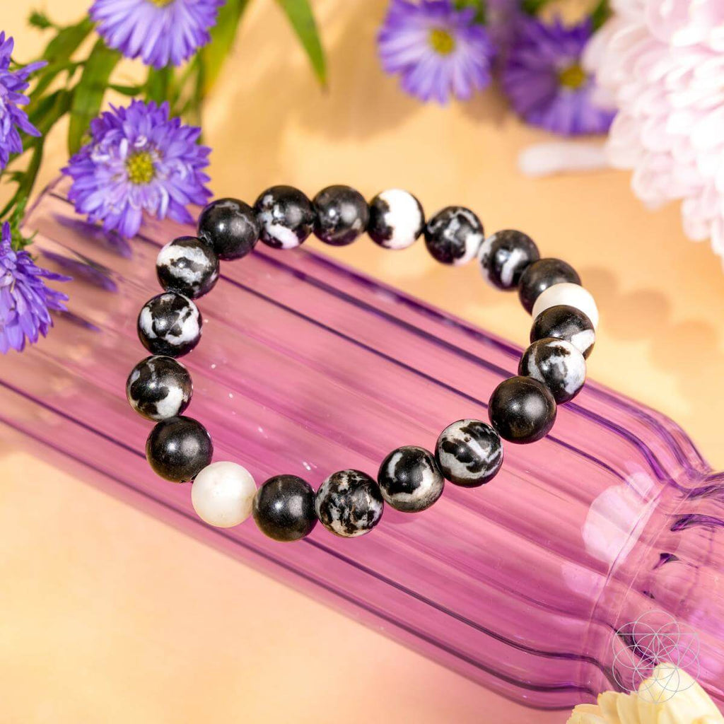Permission to Pause - The Zebra Jasper Bracelet - Pileggi on the Square Salon Powered by Gatto Salon Group