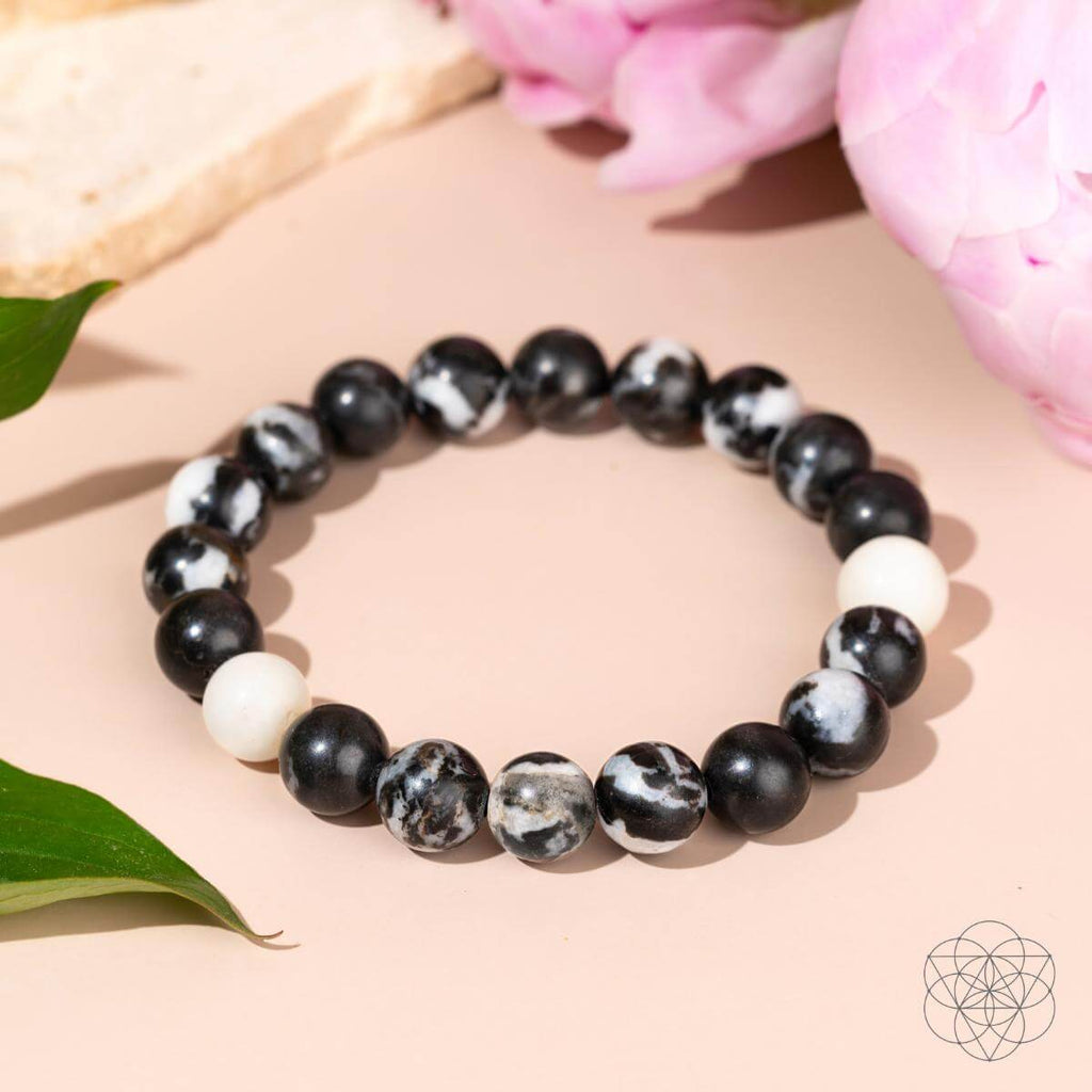 Permission to Pause - The Zebra Jasper Bracelet - Pileggi on the Square Salon Powered by Gatto Salon Group