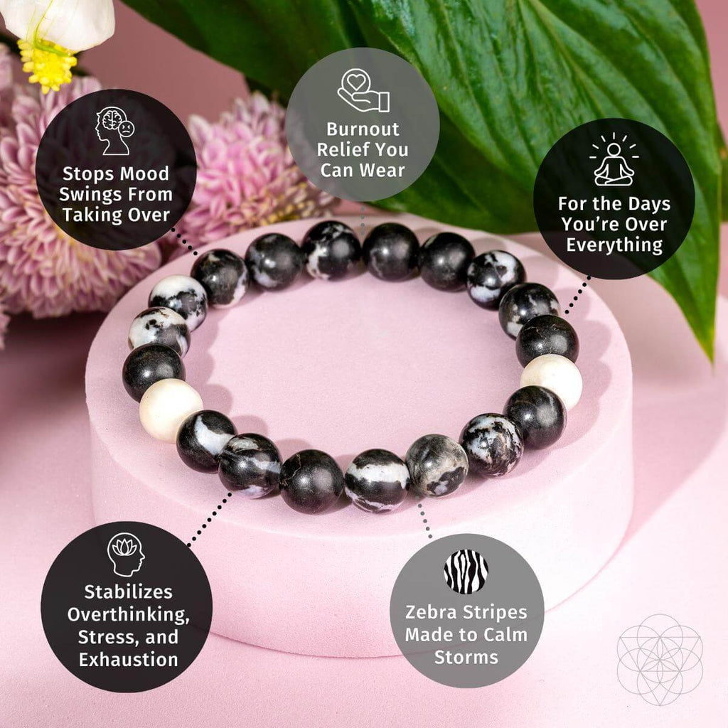 Permission to Pause - The Zebra Jasper Bracelet - Pileggi on the Square Salon Powered by Gatto Salon Group
