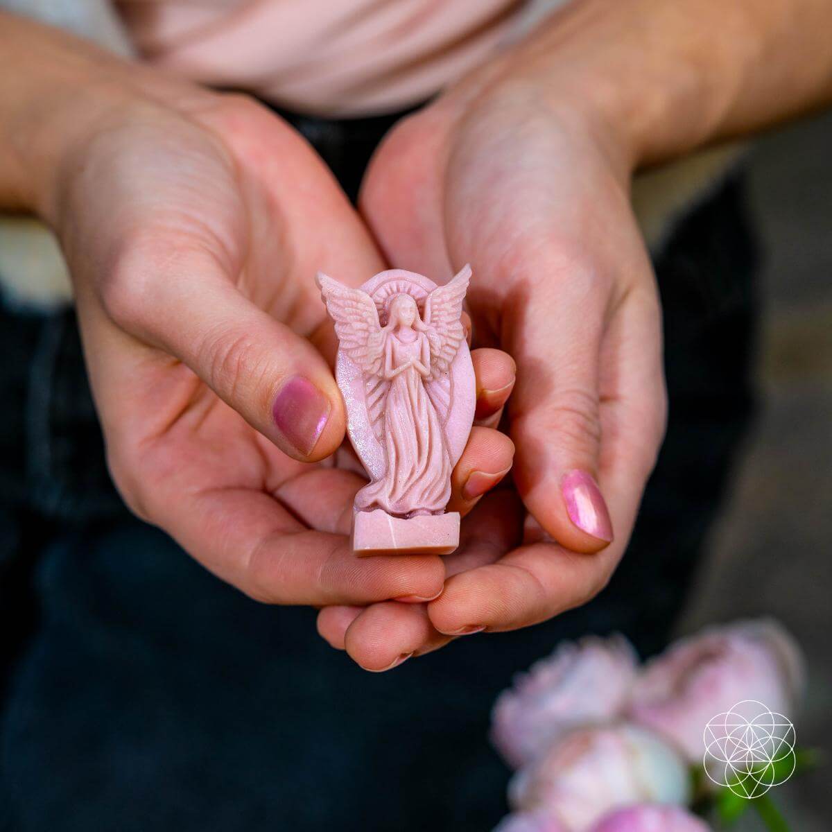 Personal Protector - Angel Carving of Ascension - Pileggi on the Square Salon Powered by Gatto Salon Group
