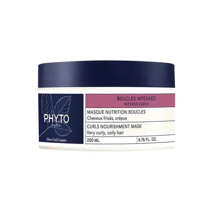Phyto Paris Intense Curls Curls Nutrition Masks Curly and Frizzy Hair 200ml - Pileggi on the Square Salon Powered by Gatto Salon Group