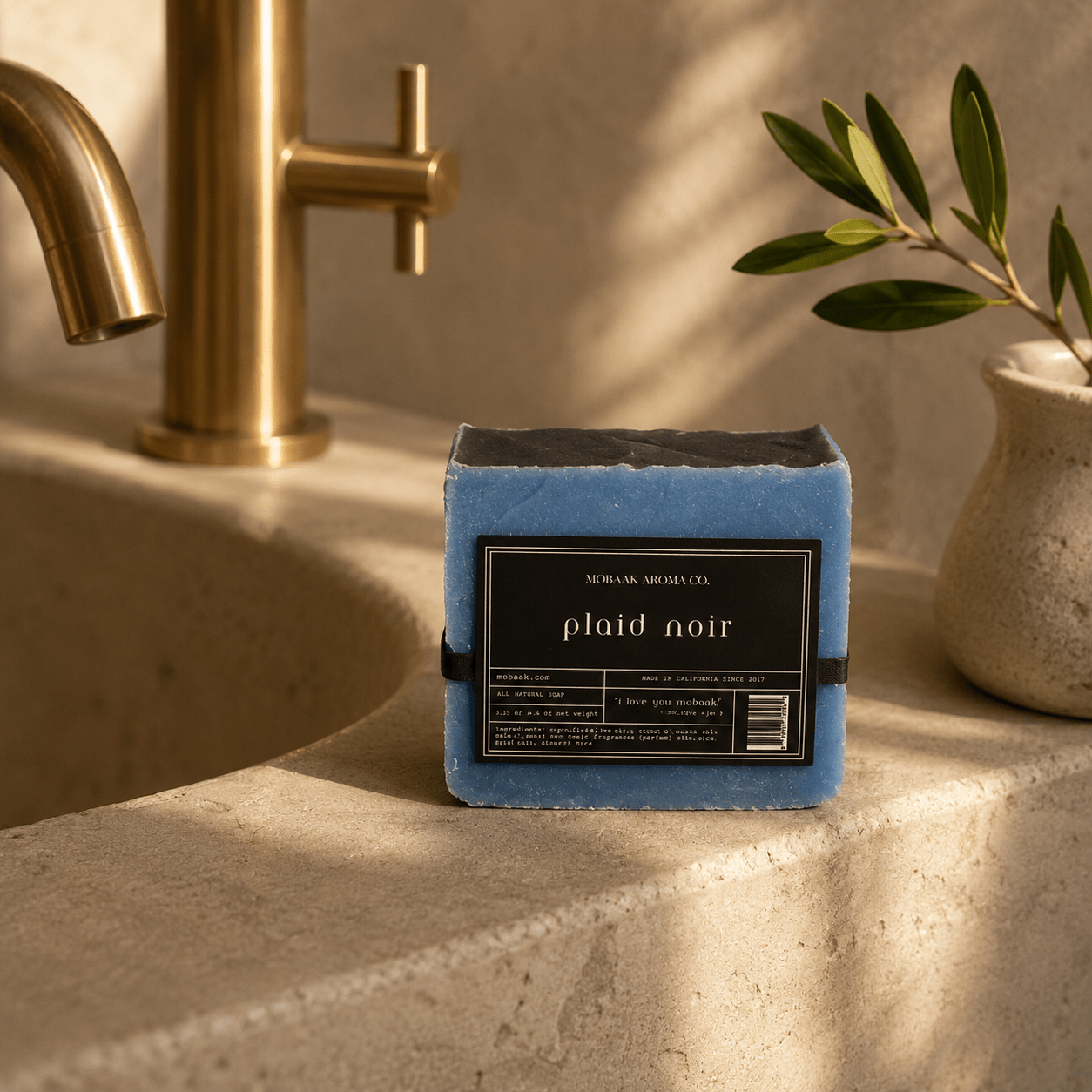 Plaid Noir Natural Soap - Pileggi on the Square Salon Powered by Gatto Salon Group
