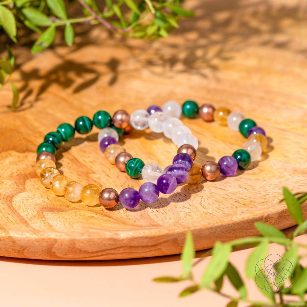 Powerhouse of Wealth Manifestation - Crystal Quartet Bracelet Set - Pileggi on the Square Salon Powered by Gatto Salon Group
