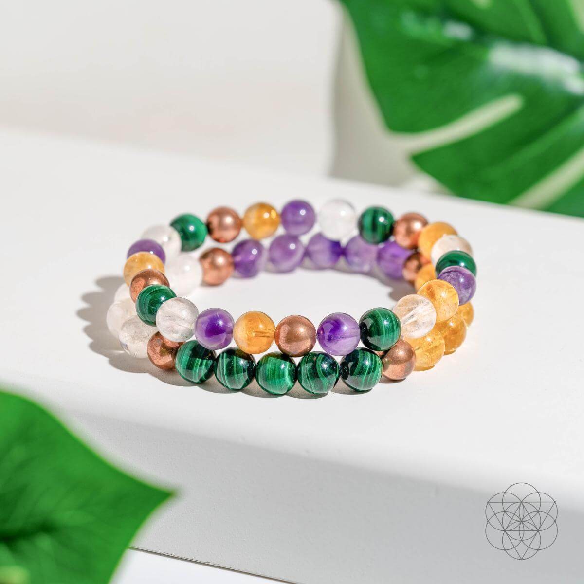 Powerhouse of Wealth Manifestation - Crystal Quartet Bracelet Set - Pileggi on the Square Salon Powered by Gatto Salon Group