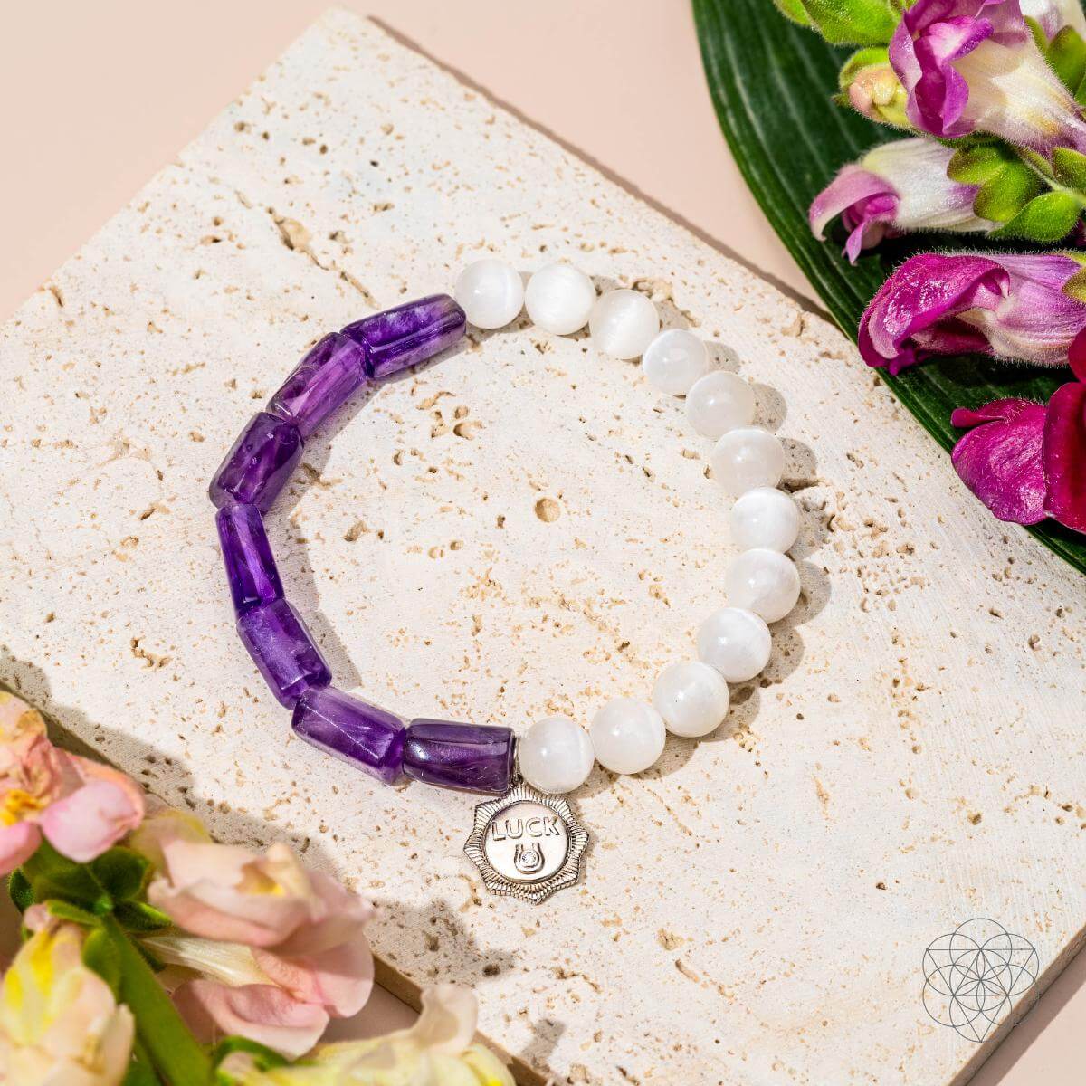 Pure Luck - Horseshoe Amethyst Bracelet - Pileggi on the Square Salon Powered by Gatto Salon Group