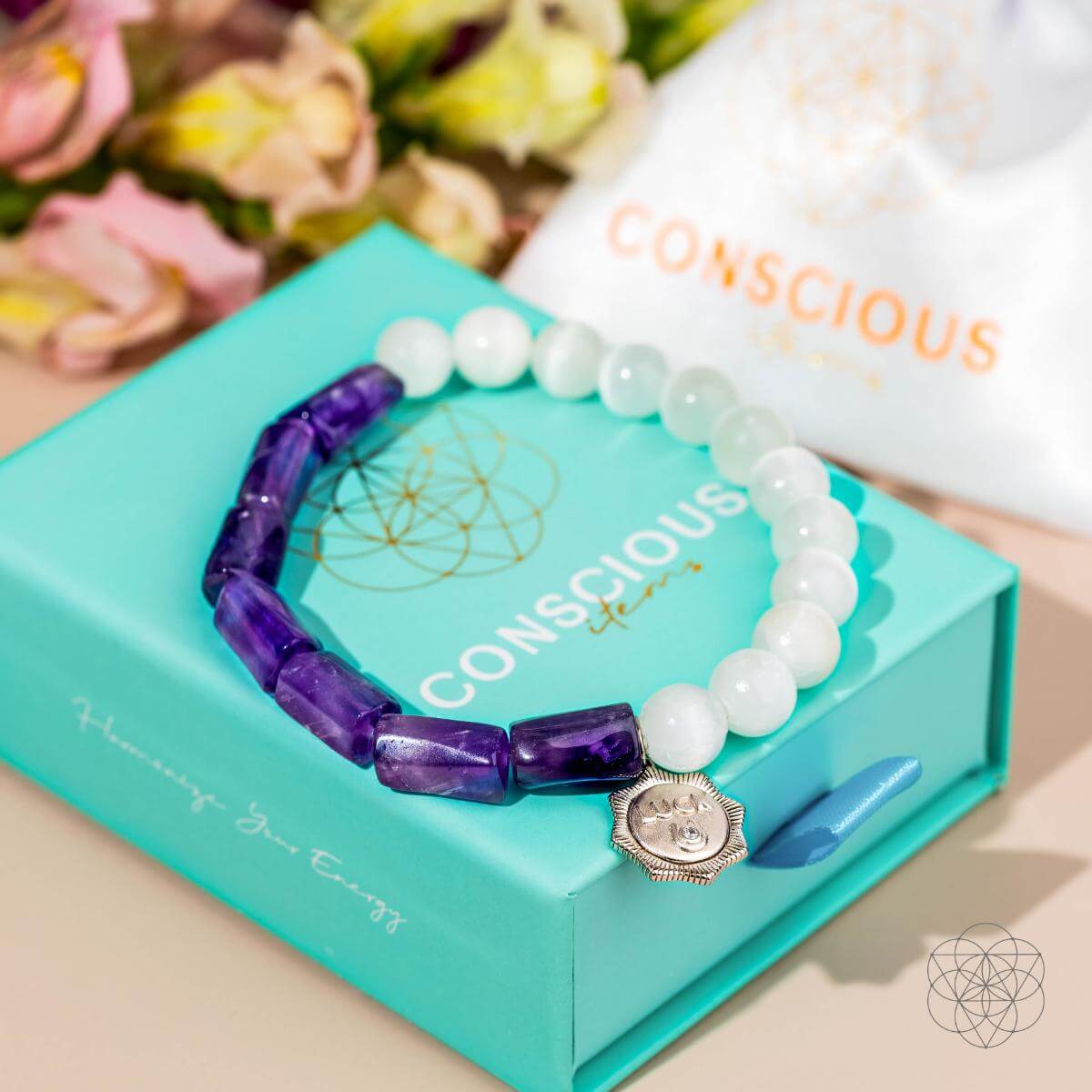 Pure Luck - Horseshoe Amethyst Bracelet - Pileggi on the Square Salon Powered by Gatto Salon Group