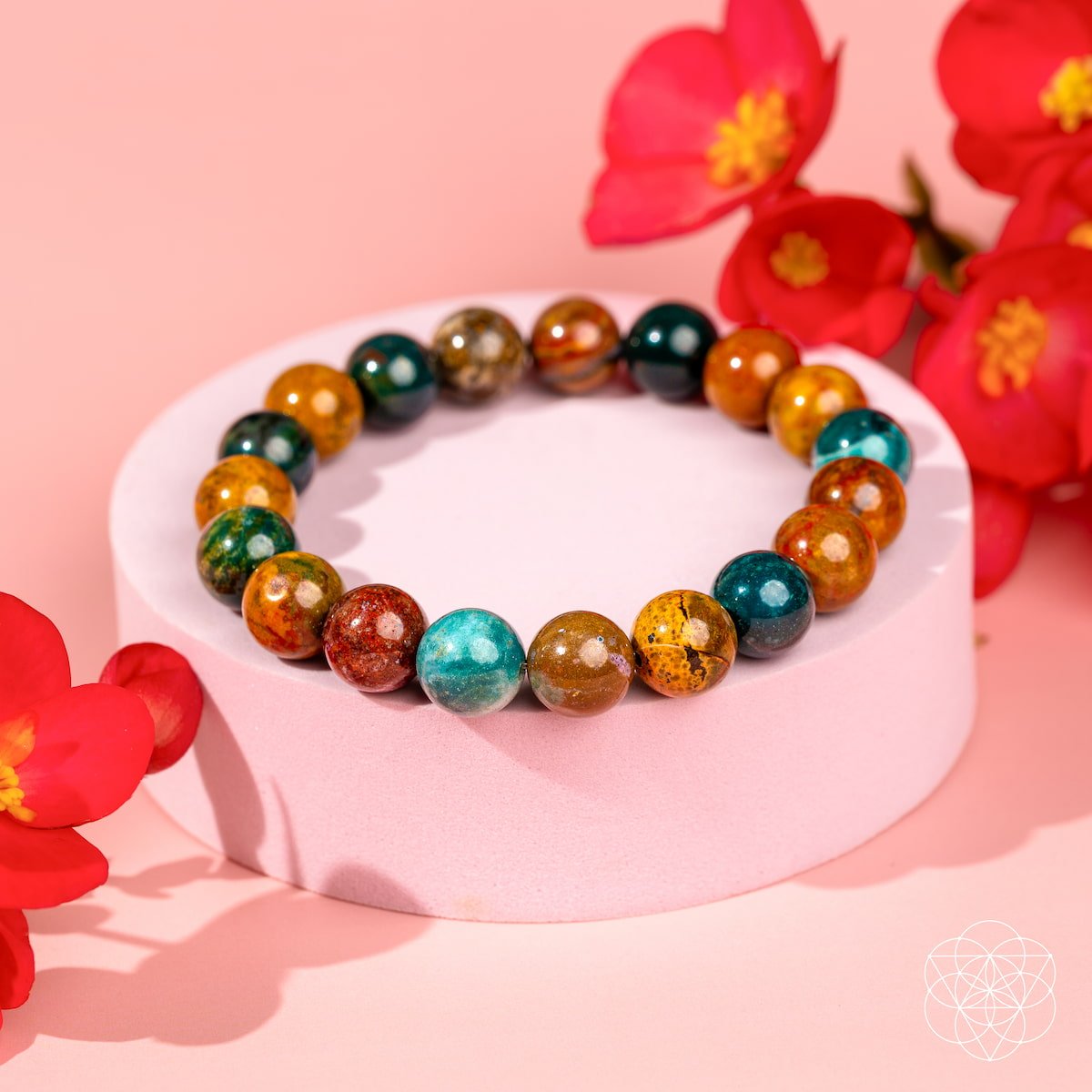 Quiet My Mind – Ocean Jasper Bracelet - Pileggi on the Square Salon Powered by Gatto Salon Group