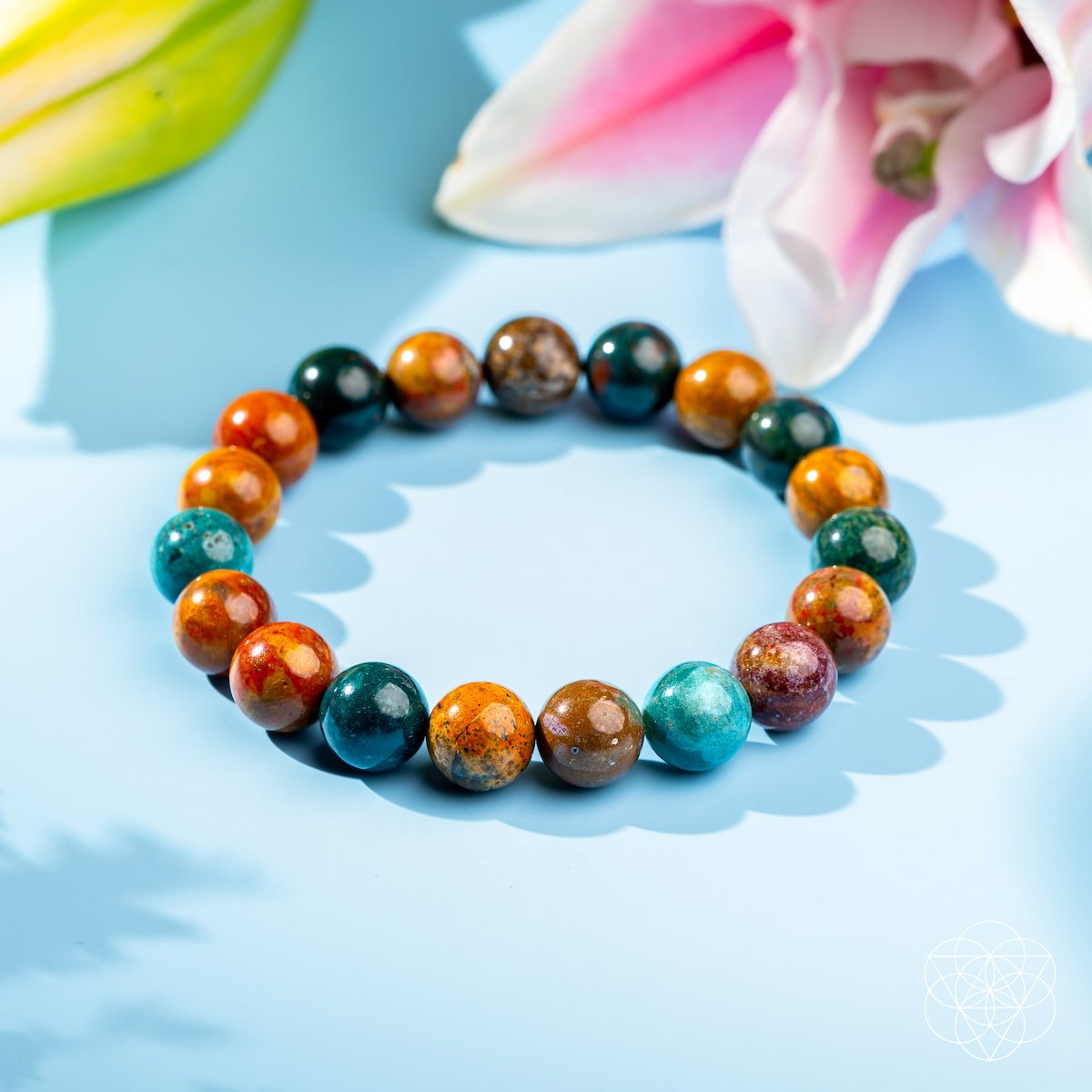 Quiet My Mind – Ocean Jasper Bracelet - Pileggi on the Square Salon Powered by Gatto Salon Group