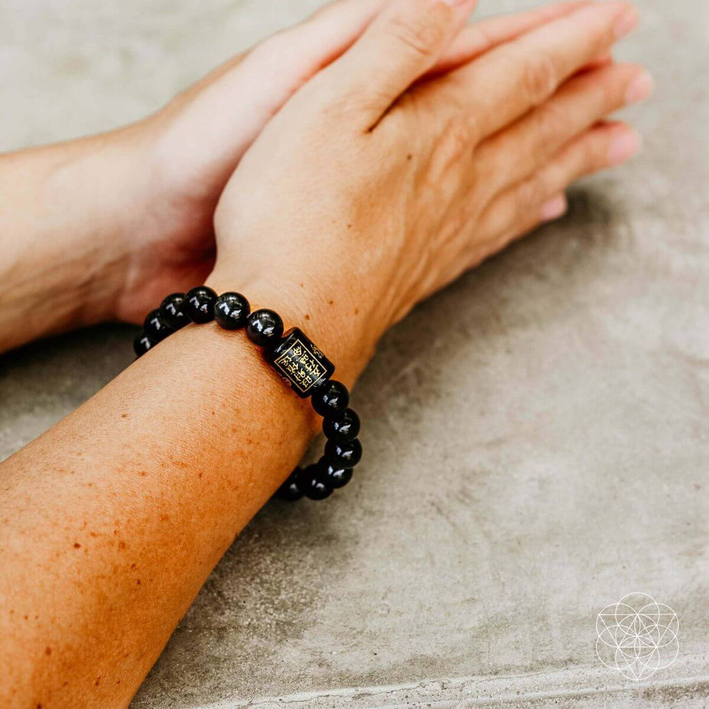 Rainbow Obsidian Protection Bracelet - Pileggi on the Square Salon Powered by Gatto Salon Group
