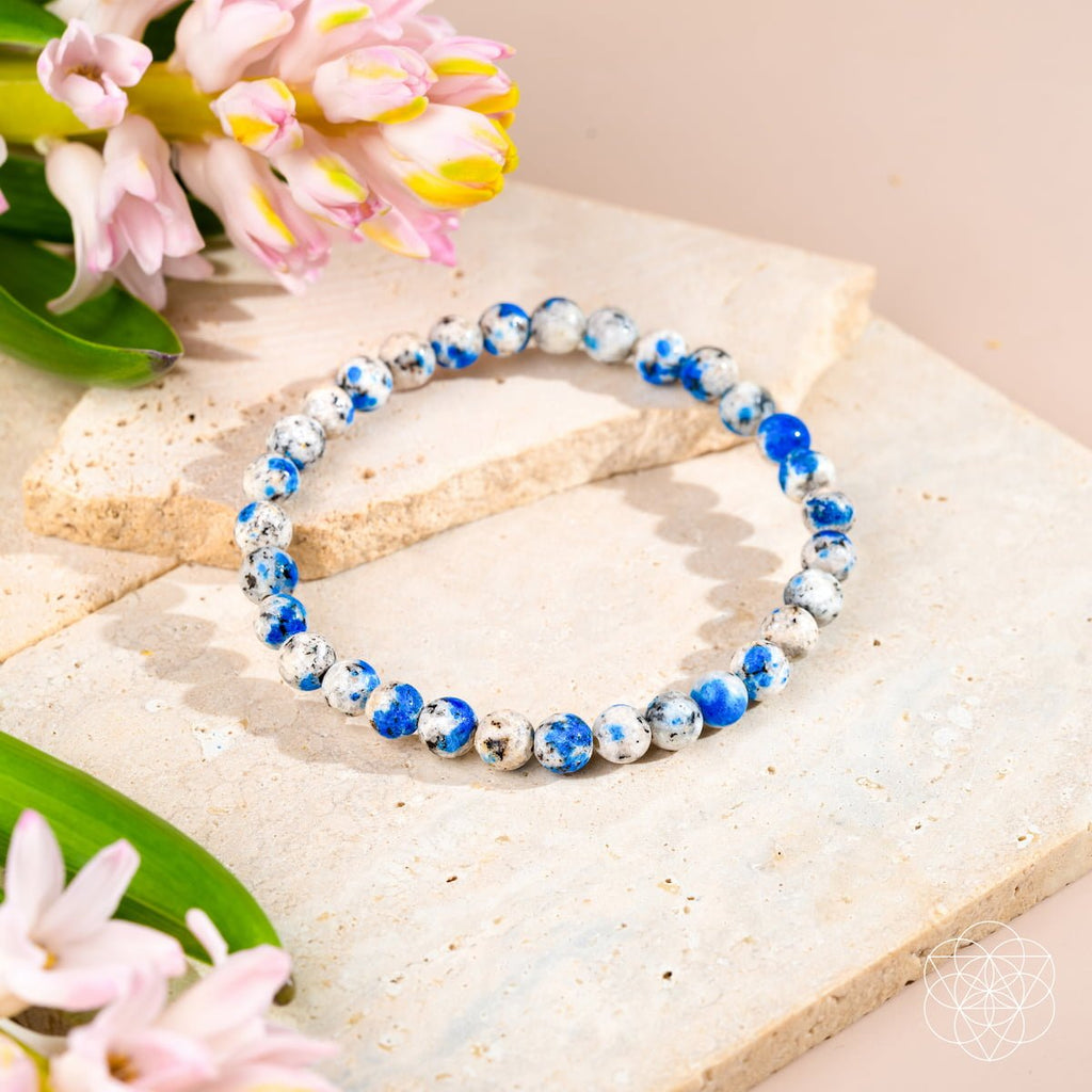 Rare K2 Stone Bracelet of Spiritual Adventure | 6mm - Pileggi on the Square Salon Powered by Gatto Salon Group