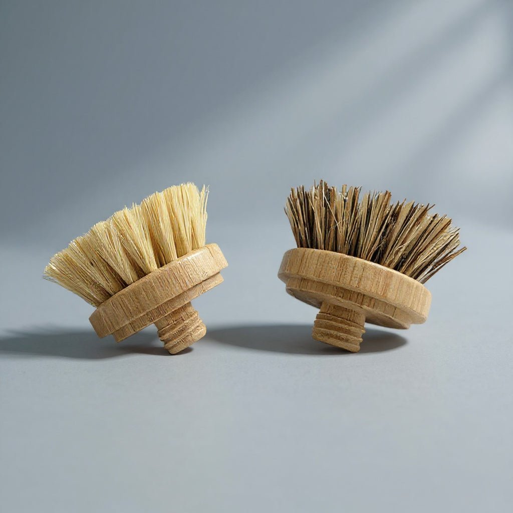Replacement Screw-on Heads for Modular Bamboo Brushes