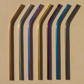 Reusable Metal Straws - Curved - Pileggi on the Square Salon Powered by Gatto Salon Group