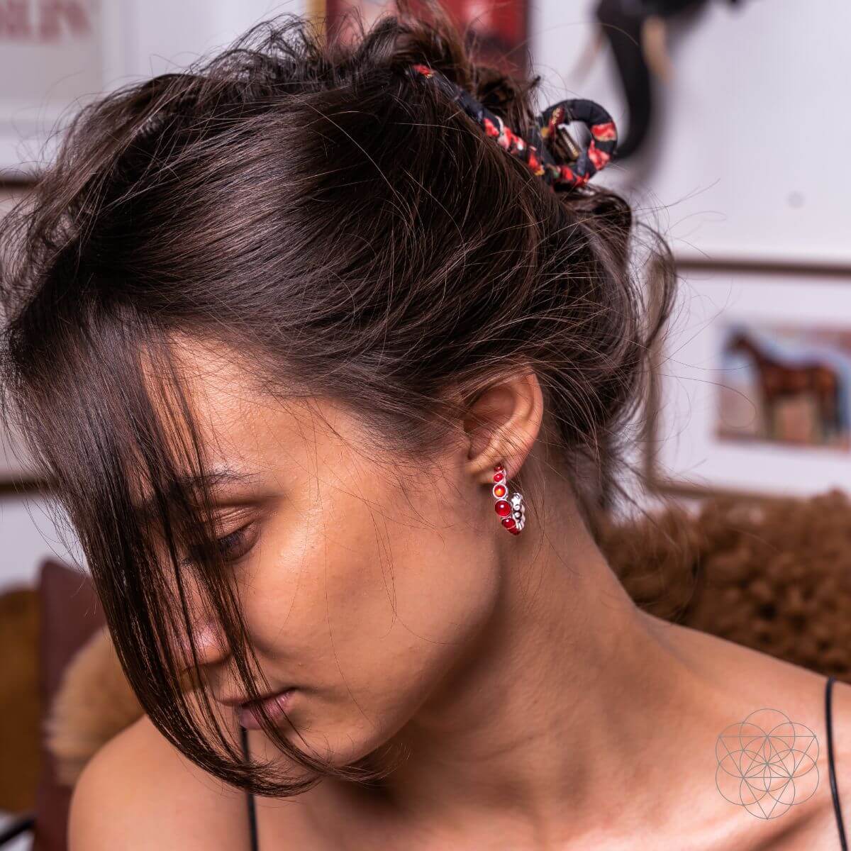 Rising Phoenix: Carnelian Earrings of Ambition - Pileggi on the Square Salon Powered by Gatto Salon Group