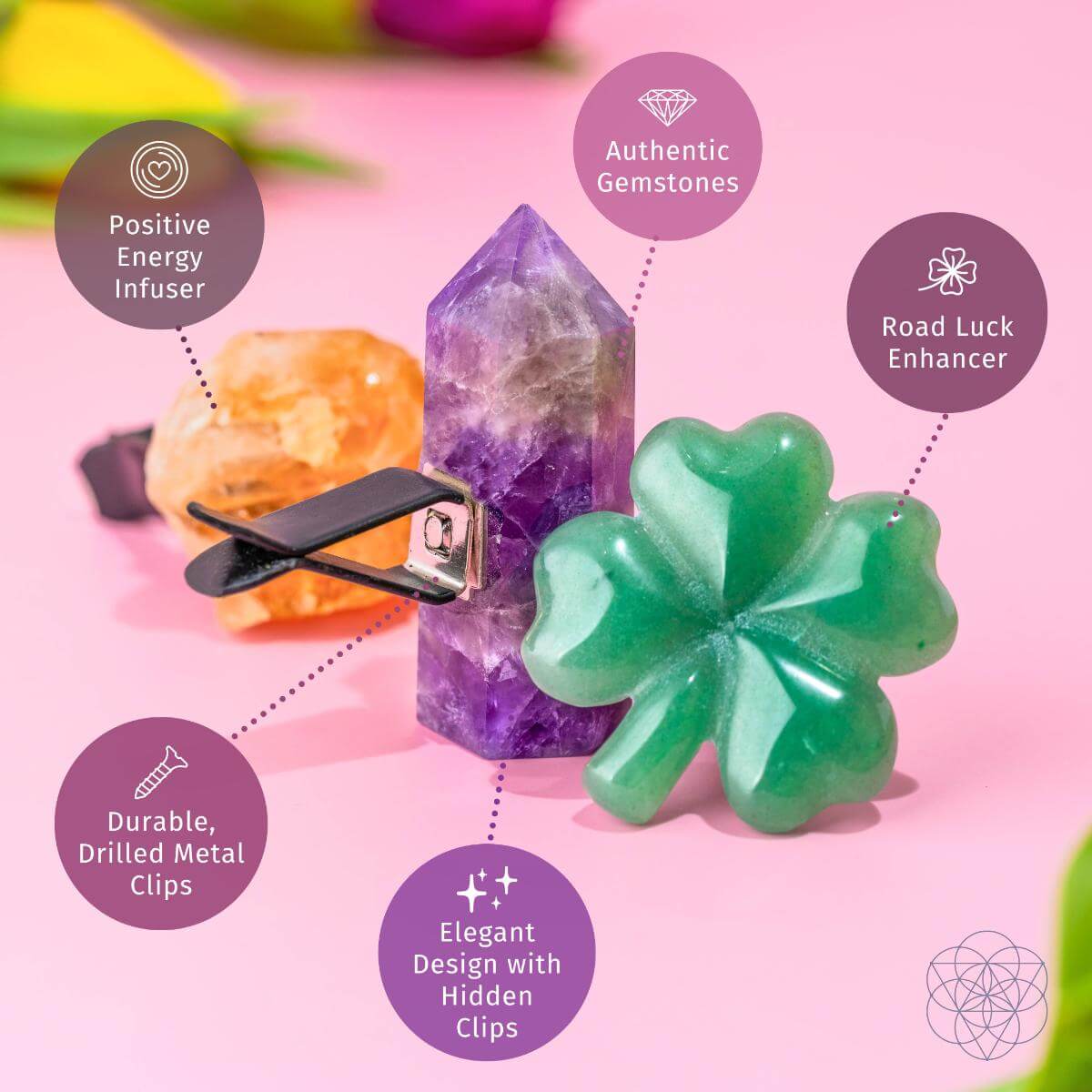 Road Guardians - Lucky Car Crystal Kit - Pileggi on the Square Salon Powered by Gatto Salon Group