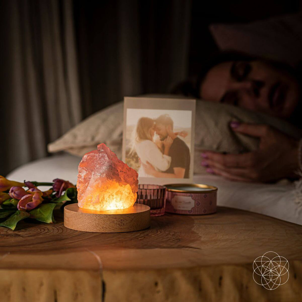 Rose Quartz Lamp of Compassion - Pileggi on the Square Salon Powered by Gatto Salon Group