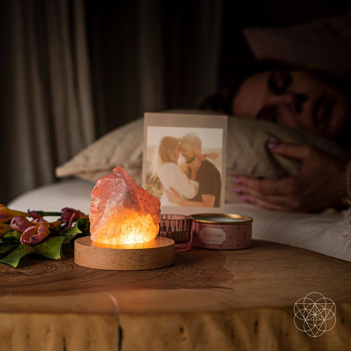 Rose Quartz Lamp of Compassion - Pileggi on the Square Salon Powered by Gatto Salon Group