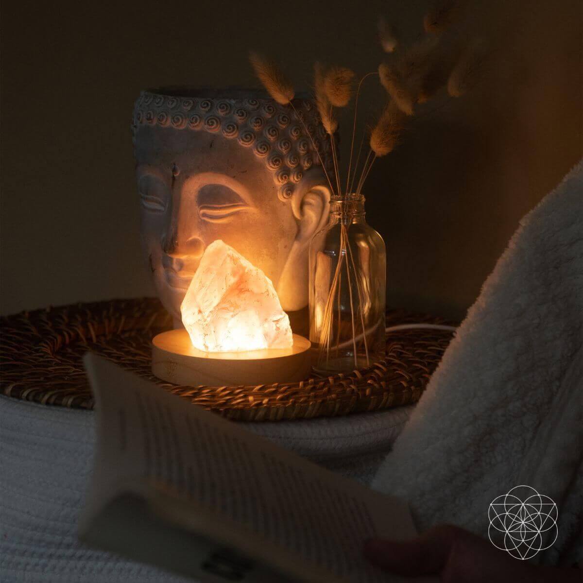 Rose Quartz Lamp of Compassion - Pileggi on the Square Salon Powered by Gatto Salon Group