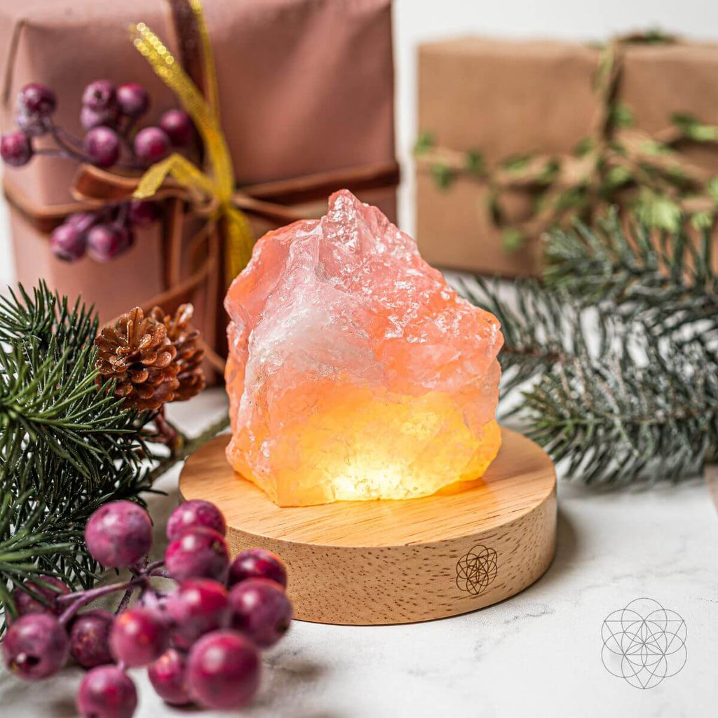 Rose Quartz Lamp of Compassion - Pileggi on the Square Salon Powered by Gatto Salon Group