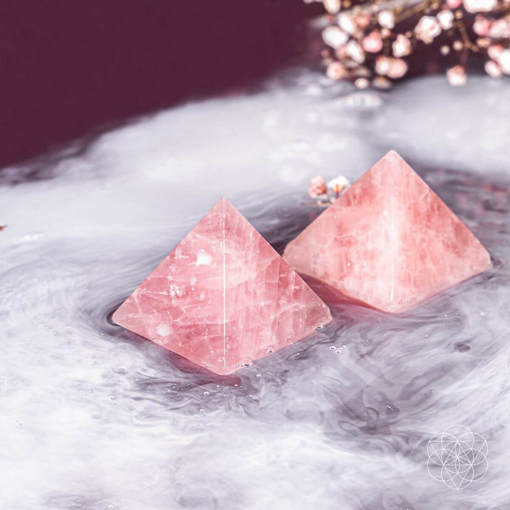 Rose Quartz Pyramid of Fertility - Pileggi on the Square Salon Powered by Gatto Salon Group