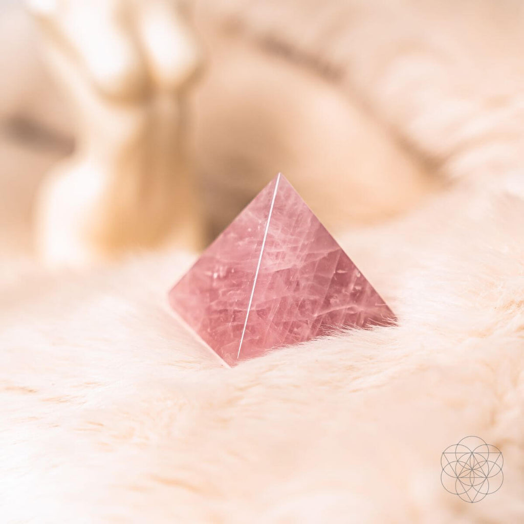 Rose Quartz Pyramid of Fertility - Pileggi on the Square Salon Powered by Gatto Salon Group