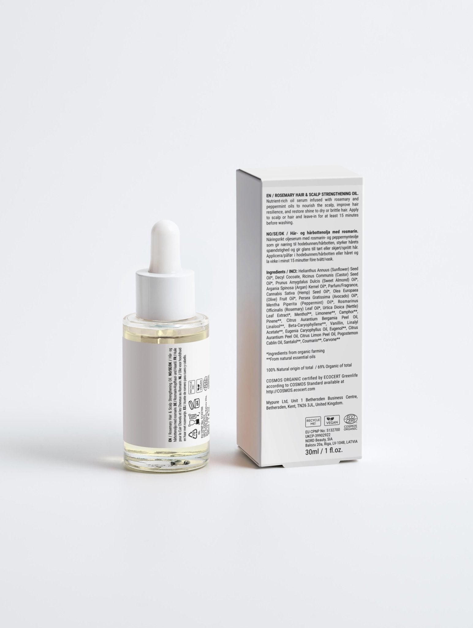 Rosemary Hair Strengthening Oil for Nourishing Scalp and Follicles - Enhance Hair Health - Pileggi on the Square Salon