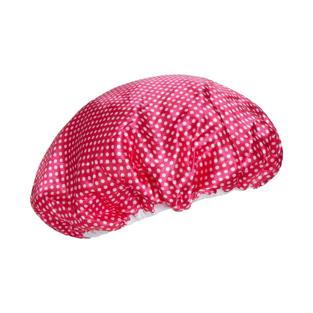 Satin Lined Shower Cap - Reversible Satin / Waterproof