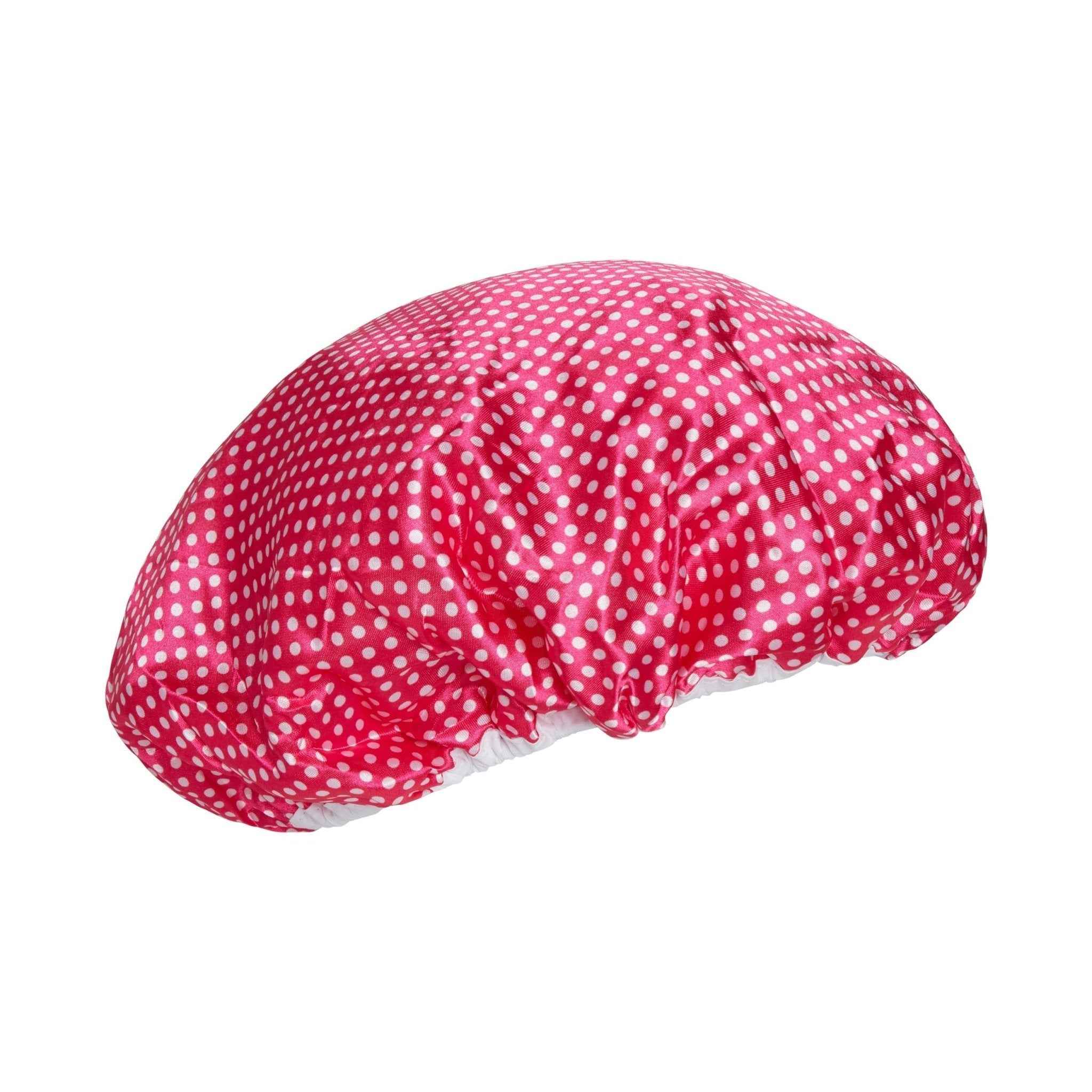 Satin Lined Shower Cap - Reversible Satin / Waterproof