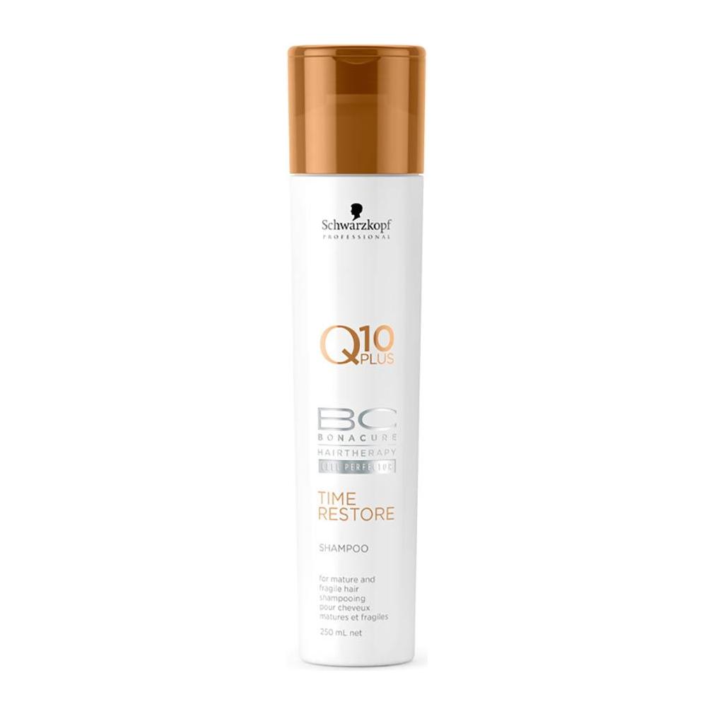 Schwarzkopf BC Bonacure Q10 Plus Time Restore Shampoo 8.5oz - Pileggi on the Square Salon Powered by Gatto Salon Group